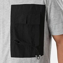 De gros 🥰 Tee Shirt Poche 99-03 Gris Chiné Noir de Classic Series 🧨 -HautStyle Boutique classic series 270817 TS 99 03 GRIS 20210624T135906 02