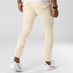 Bon marché ❤️ Jogger Pant 7531 Crème de Classic Series 🌟 -HautStyle Boutique classic series 270885 7531 KREM 20210624T160705 04