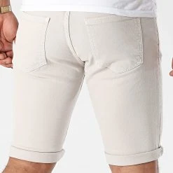 Coupon ⌛ Short Jean S-1021 Gris de Classic Series 👏 -HautStyle Boutique classic series 270901 S 1021 BEJ 20210621T114433 04