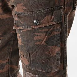 Nouveau ⌛ Short Cargo 1010 Marron Camouflage de Classic Series ✨ -HautStyle Boutique classic series 270921 S 1010 KAHVE 20210621T114456 03