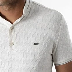 Acheter 😍 Polo Manches Courtes 1080 Beige Chiné de Classic Series ⭐ -HautStyle Boutique classic series 272038 21Y 1080 BEJ 20210702T143708 02