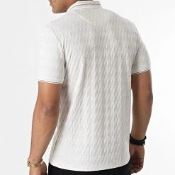 Acheter 😍 Polo Manches Courtes 1080 Beige Chiné de Classic Series ⭐ -HautStyle Boutique classic series 272038 21Y 1080 BEJ 20210702T143712 04