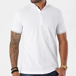 Promo ❤️ Polo Manches Courtes 1101 Blanc de Classic Series 🎁 -HautStyle Boutique classic series 272091 21Y 1101 BEYAZ 20210701T161949 03