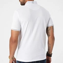 Promo ❤️ Polo Manches Courtes 1101 Blanc de Classic Series 🎁 -HautStyle Boutique classic series 272091 21Y 1101 BEYAZ 20210701T161951 04