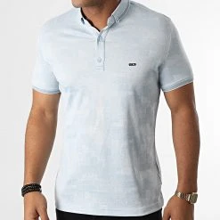 Meilleur prix ❤️ Polo Manches Courtes 1089 Bleu Clair de Classic Series 🌟