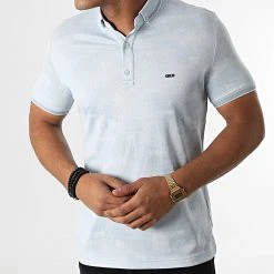 Meilleur prix ❤️ Polo Manches Courtes 1089 Bleu Clair de Classic Series 🌟 -HautStyle Boutique classic series 272155 21Y 1089 B MAVI 20210702T150132 03