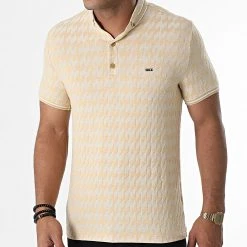 De gros 🎁 Polo Manches Courtes 1080 Beige Chiné de Classic Series 🛒