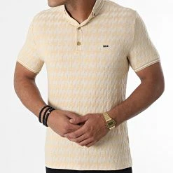 De gros 🎁 Polo Manches Courtes 1080 Beige Chiné de Classic Series 🛒 -HautStyle Boutique classic series 272201 21Y 1080 HARDAL 20210702T143645 03