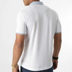 Promo 👍 Polo Manches Courtes 1093 Blanc de Classic Series ✨ -HautStyle Boutique classic series 272211 21Y 1093 BEYAZ B MAVI 20210702T154935 04