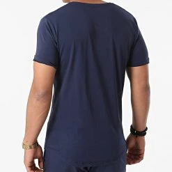 Acheter 🛒 Ensemble Tee Shirt Short Jogging G21-067 Bleu Marine de Classic Series 🤩 -HautStyle Boutique classic series 272804 G21 067 NAVY 20210712T162058 04