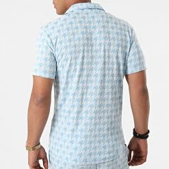 Budget 🧨 Ensemble Chemise Manches Courtes Short G21-155T Bleu Ciel Blanc de Classic Series 🔥 -HautStyle Boutique classic series 272816 G21 155T MAVI 20210712T161944 04