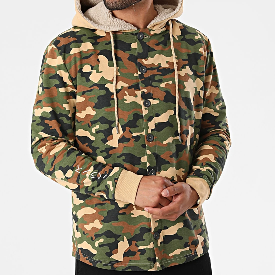 Tout neuf ⭐ Veste A Capuche DP Kai Vert Kaki Beige Camouflage de Classic Series 🤩 5 Tout neuf ⭐ Veste A Capuche DP Kai Vert Kaki Beige Camouflage de Classic Series 🤩 – Image 3