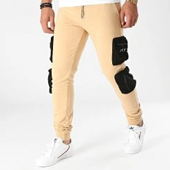 Budget 🎉 Pantalon Jogging DP 3D Beige de Classic Series ✨