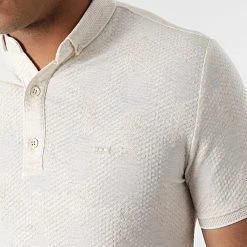 Tout neuf ✔️ Polo Manches Courtes 21Y-1094 Beige Chiné de Classic Series ⌛ -HautStyle Boutique classic series 274448 21Y 1094 BEIGE 20210722T152113 02