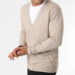 Budget 🔔 Gilet Col V Claude 6744 Beige Chiné de Classic Series 💯 -HautStyle Boutique classic series 274668 6744 BEIGE 20210722T123544 03