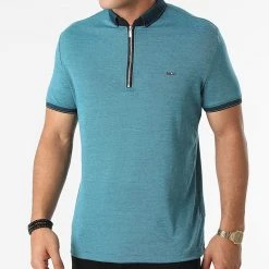 Coupon 🌟 Polo Manches Courtes 21Y-1118 Bleu Noir Chiné de Classic Series ✔️