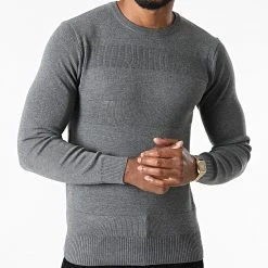 Vente flash 😉 Pull G1809 Gris Chiné de Classic Series ⭐ -HautStyle Boutique classic series 277853 G1809 GREY 20210810T151005 03