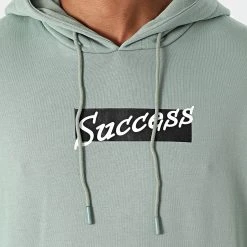 Le moins cher 🥰 Sweat Capuche 55-15 Vert Kaki Clair de Classic Series 🤩 -HautStyle Boutique classic series 281800 55 15 YOSUN 20210901T160117 03