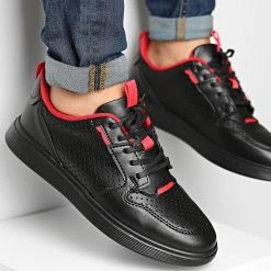 Bon marché 🔥 Baskets 948 Noir Rouge de Classic Series 🛒