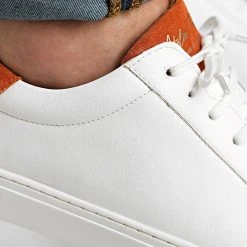 Top 10 💯 Baskets Vincent White Orange de Classic Series ⌛ -HautStyle Boutique classic series 282430 VINCENTPU 21 WHITE ORANGE 20210917T171707 02