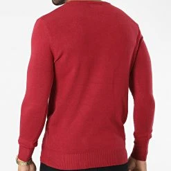 Vente flash 😍 Pull 661 Bordeaux de Classic Series 🎁 -HautStyle Boutique classic series 282809 J661 11 20210908T164300 04