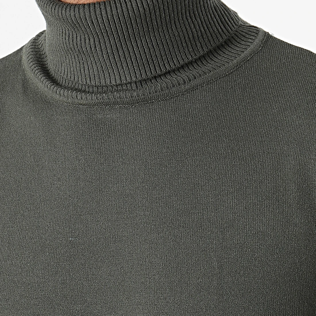 Nouveau ❤️ Pull Col Roulé 663 Vert Kaki de Classic Series 😀 4 Nouveau ❤️ Pull Col Roulé 663 Vert Kaki de Classic Series 😀 – Image 2