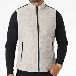 Coupon ✔️ Veste Zippée Sans Manches 2000 Beige Chiné de Classic Series 👏 -HautStyle Boutique classic series 283063 20K 2000 BEJ 20210908T163800 03