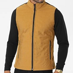 Promo ⌛ Veste Zippée Sans Manches 2000 Jaune Moutarde de Classic Series 🛒 -HautStyle Boutique classic series 283065 20K 2000 HARDAL 20210908T163735 03