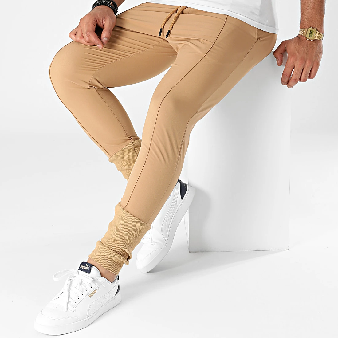 Remise ✔️ Pantalon Jogging P5269 Beige Foncé de Classic Series ❤️ 5 Remise ✔️ Pantalon Jogging P5269 Beige Foncé de Classic Series ❤️ – Image 3