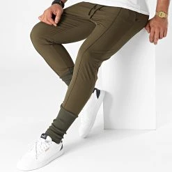 Top 10 😍 Pantalon Jogging P5269 Vert Kaki de Classic Series ⭐ -HautStyle Boutique classic series 283669 BRSP5269 KAKI 20210916T150807 03