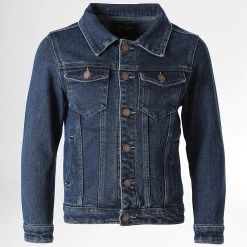 Coupon 🤩 Veste Jean Enfant YJ-76 Bleu Denim de Classic Series ✨