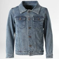 Top 10 ✔️ Veste Jean Enfant YJ-75 Bleu Denim de Classic Series 🎁