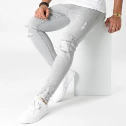 Tout neuf 💯 Jean Skinny DHZ-3039 Gris de Classic Series 😍 -HautStyle Boutique classic series 286203 DHZ 3039 34 GREY 20210930T152126 03