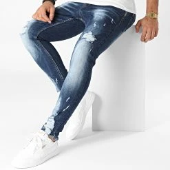 Sortie ⌛ Jean Skinny DHZ-3605 Bleu Denim de Classic Series 😉 -HautStyle Boutique classic series 286216 DHZ 3605 K MAVI 20210930T151640 03