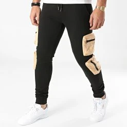 Tout neuf ⌛ Pantalon Jogging E8 Noir Beige de Classic Series ⭐