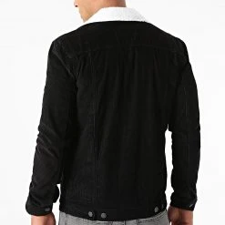 Remise 🤩 Veste Velours Col Mouton Corduroy Teddy Noir de Classic Series 🔥 -HautStyle Boutique classic series 287181 JIB DP AW20 046 001 20211006T103014 04