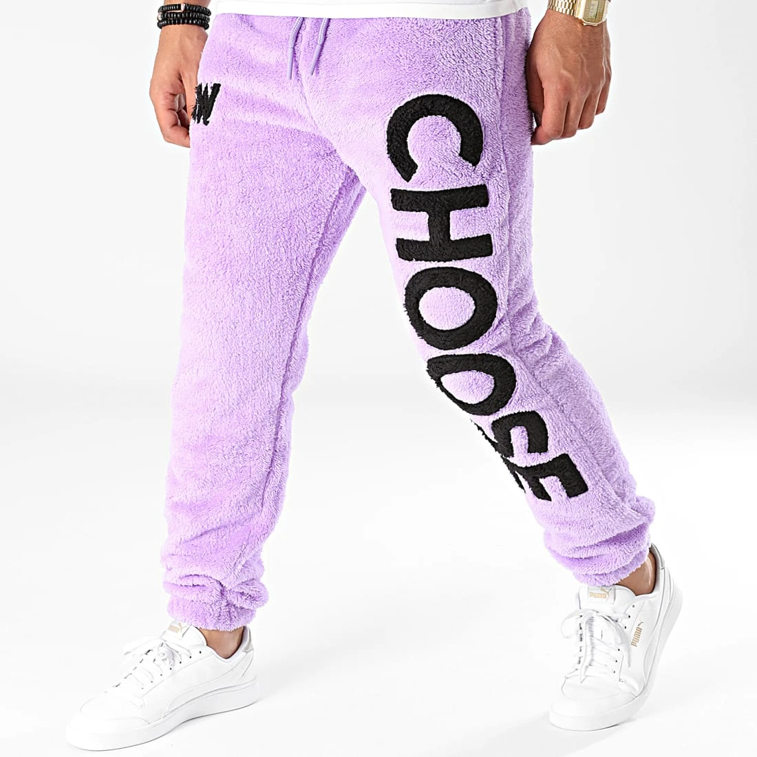 Remise 🎁 Pantalon Jogging Fourrure 21543 Violet de Classic Series ✔️ 3 Remise 🎁 Pantalon Jogging Fourrure 21543 Violet de Classic Series ✔️