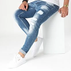 De gros 🔔 Jean Skinny DHZ-3511 Bleu Denim de Classic Series 🔥 -HautStyle Boutique classic series 290049 DHZ 3511 O MAVI 20211029T160908 03