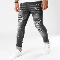 Acheter ⭐ Jean Skinny DHZ-3505-1 Gris Anthracite de Classic Series 🌟