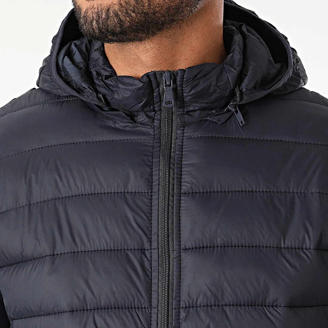 Budget 😉 Doudoune Capuche 819 Bleu Marine de Classic Series 😉 4 Budget 😉 Doudoune Capuche 819 Bleu Marine de Classic Series 😉 – Image 2