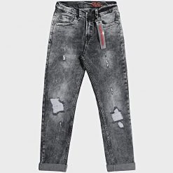 Le moins cher ❤️ Jean Skinny Enfant 1009 Gris de Classic Series ⌛