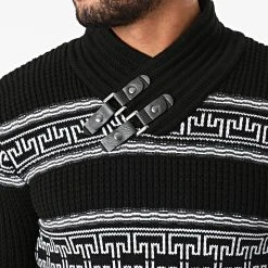 Meilleure affaire 🛒 Pull Col Amplified 2082 Noir de Classic Series 🛒 -HautStyle Boutique classic series 291138 2082 BLACK 20211111T161815 02