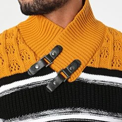 Tout neuf 👏 Pull 2110 Orange Noir de Classic Series ✔️ 7 Tout neuf 👏 Pull 2110 Orange Noir de Classic Series ✔️ -HautStyle Boutique classic series 291151 K 2110 MUSTARD 20211111T155821 02