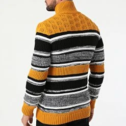 Tout neuf 👏 Pull 2110 Orange Noir de Classic Series ✔️ 9 Tout neuf 👏 Pull 2110 Orange Noir de Classic Series ✔️ -HautStyle Boutique classic series 291151 K 2110 MUSTARD 20211111T155824 04