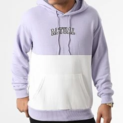 Budget ⌛ Sweat Capuche 55-029 Lila Blanc de Classic Series ⭐ -HautStyle Boutique classic series 291254 55 29 LILA 20211111T160942 03