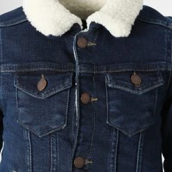 Offres 👍 Veste Jean Col Mouton Enfant K-341 Bleu Brut de Classic Series 🧨 5 Offres 👍 Veste Jean Col Mouton Enfant K-341 Bleu Brut de Classic Series 🧨 -HautStyle Boutique classic series 292220 K 341 20211122T122454 02