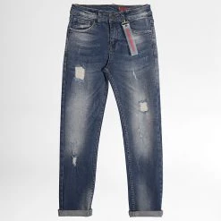 Promo ⭐ Jean Skinny Enfant 1003 Bleu Marine de Classic Series ✔️