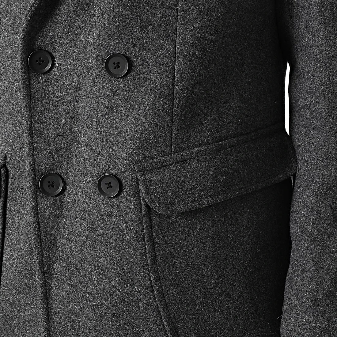 Bon marché 🔥 Manteau A2IY6108 Gris Anthracite Chiné de Classic Series ✨ 4 Bon marché 🔥 Manteau A2IY6108 Gris Anthracite Chiné de Classic Series ✨ – Image 2