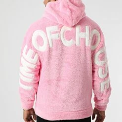 Promo ⭐ Sweat Capuche Polaire Fourrure Saw 21542 Rose de Classic Series 👍 -HautStyle Boutique classic series 292883 21542 ROSE 20211129T091516 04