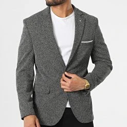 Nouveau 💯 Blazer 6002 Gris Chiné de Classic Series ⌛ -HautStyle Boutique classic series 294911 X 6002 NOIR 20211213T155726 03